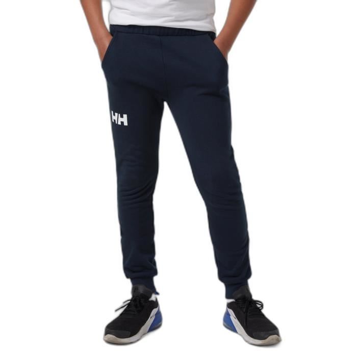 Pantalon de Running Enfant - Helly Hansen - Logo 2.0 - Bleu - Manches Longues - Respirant