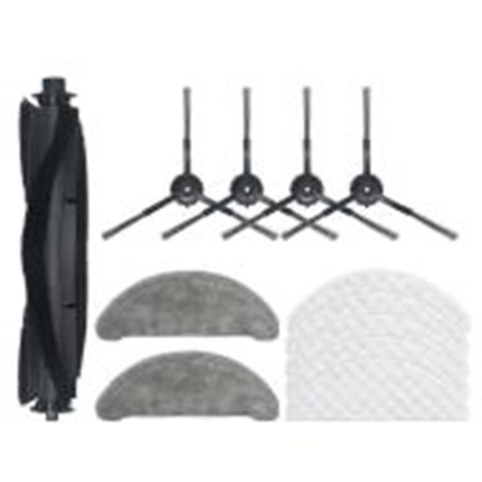 Vhbw Brosse Latérale Compatible Avec Nestor E.Ziclean Furtiv Robot Aspirateur - Noir/blanc