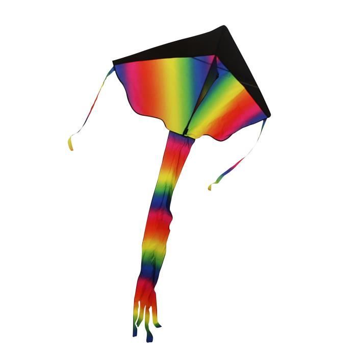 Kite CerfVolant ArcEnCiel Facile À Faire Voler Des CerfsVolants Énormes Pour Les Enfants Et
