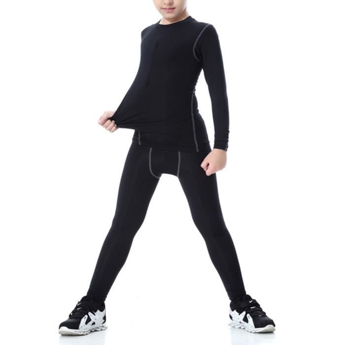 Enfant Garçon et Fille Ensemble de Sous-vêtement Thermique à Manches Longues et Caleçons Longs Underwear Set Enfant Garçon et Fille Ensemble de Sous-vêtement Thermique à Manches Longues et Caleçons Longs Underwear Set