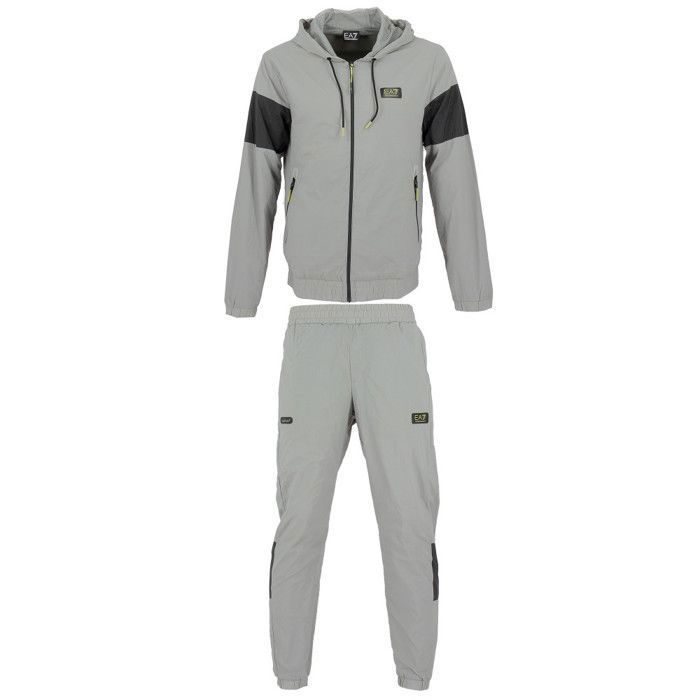 Ensemble de survêtement EA7 Emporio Armani - Gris - Homme - Multisport - Manches longues