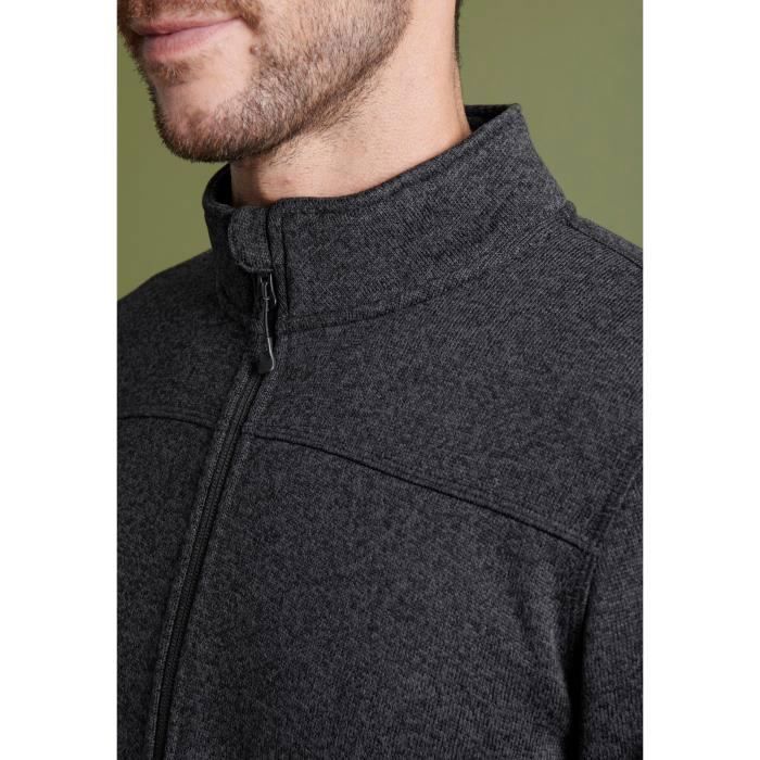 Damart Polaire col montant Thermolactyl homme Noir Chiné