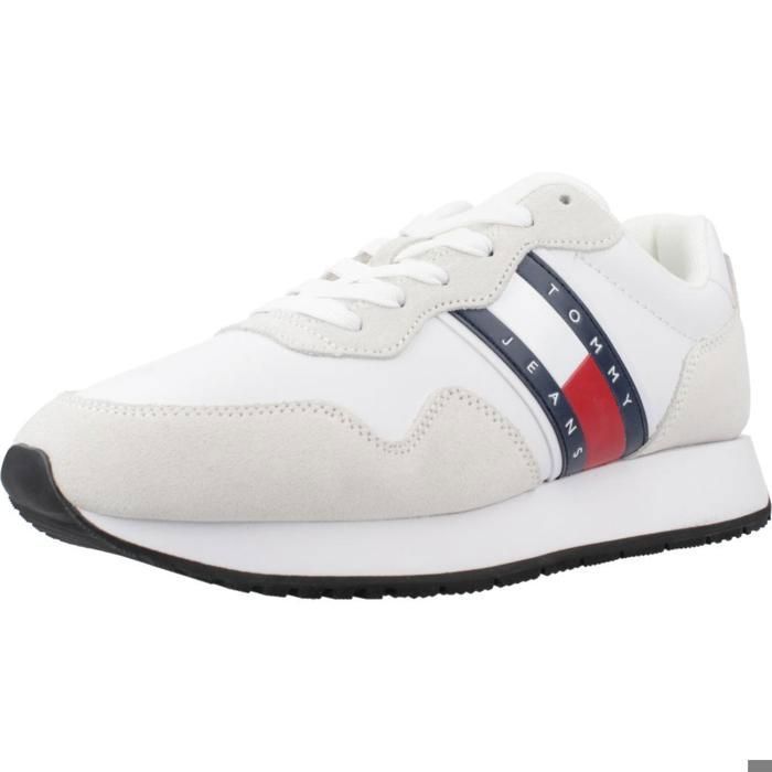 Tommy Jeans Sport > Zapatillas Mujer Modèle Chaussure Tommy Jeans Modèle Tjw Eva Runner Mat Mix E - Coleur Blanc