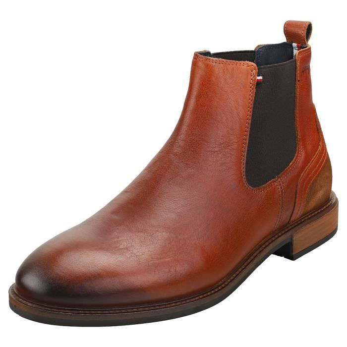 bottine brune homme