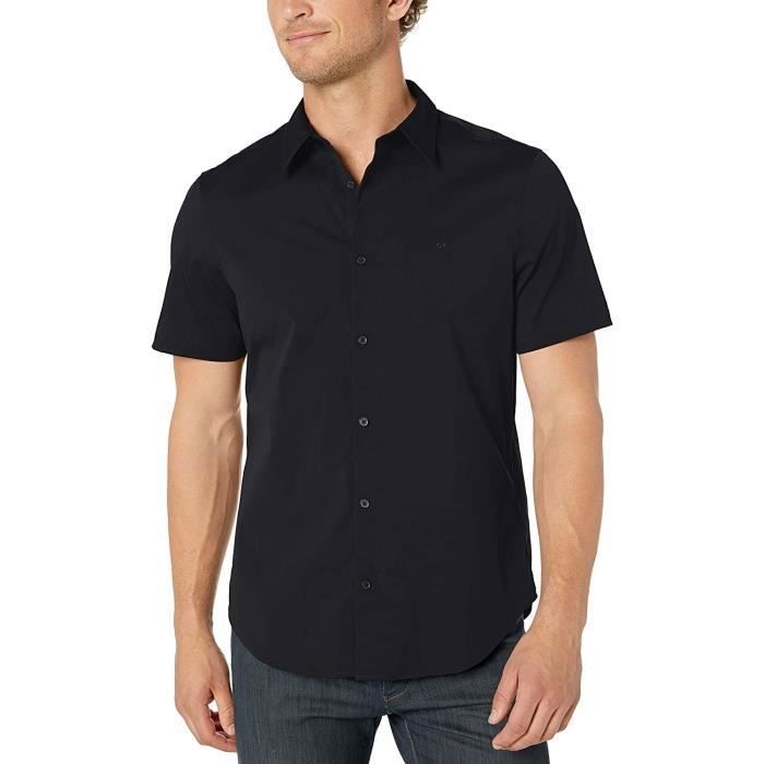 Calvin Klein Chemise Oxford Noir Homme