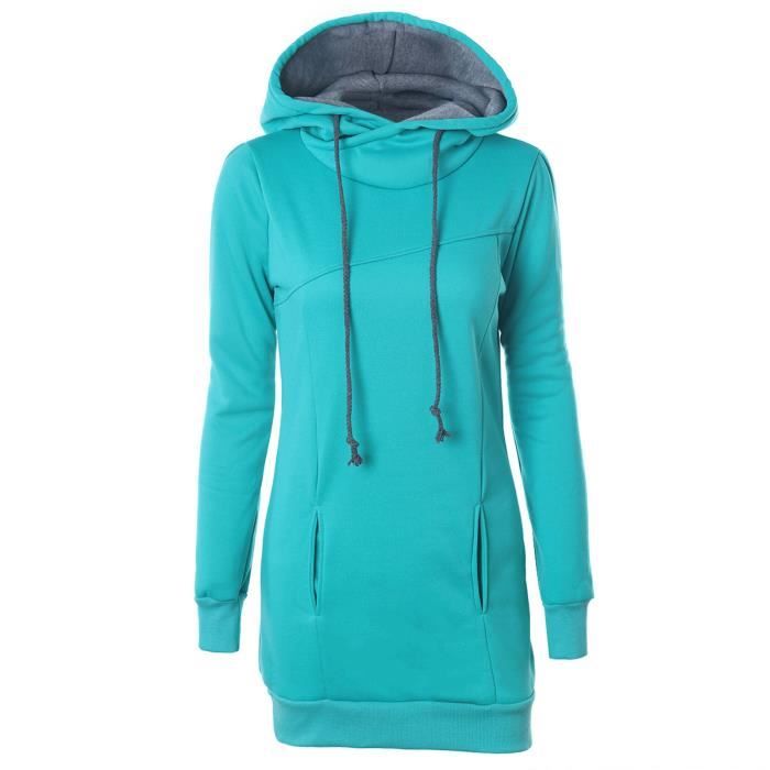 Robe Femme En Velours Côtelé Couleur Unie - Manches Longues, Coupe Décontractée Pour été Et Mi-saison