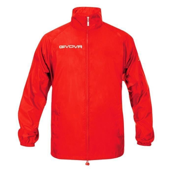 Veste de pluie - GIVOVA - Rain Basico - Imperméable - Respirante - Rouge