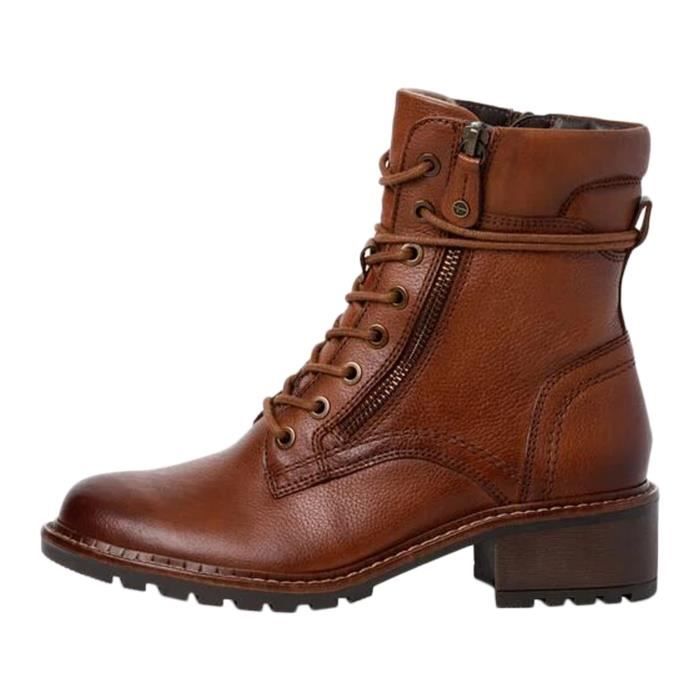 Boots deals tamaris marron