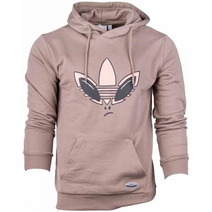 Sweat à capuche adidas bleu ciel sur