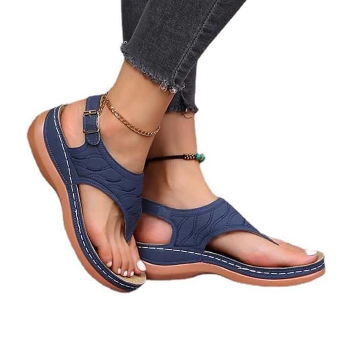 Bottines OrthopéDiques Femme En Cuir PU,Soutien VoûTe