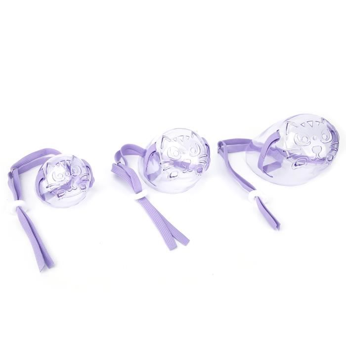 Meilleurs prix pour Muselière pour Chat - MXZZAND - 3pcs - Transparent - Confortable - Anti-morsure