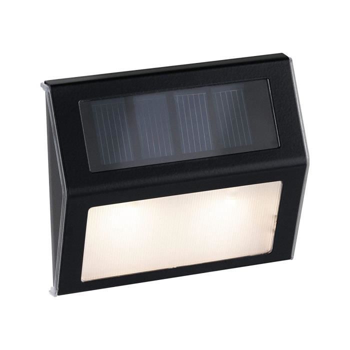 Lampe descalier solaire LED - PAULMANN - 94234 - 0 05 W - 3000 K - Anthracite Lampe descalier solaire LED - PAULMANN - 94234 - 0 05 W - 3000 K - Anthracite