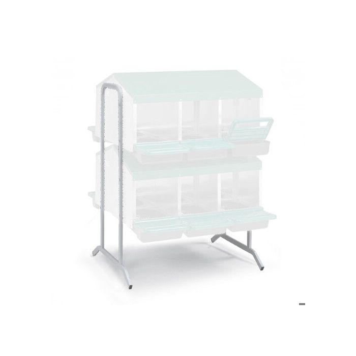 Comparer les prix de Pieds Pour Pondoir Poule Métal 2 Étages, 2 Faces - Gaun