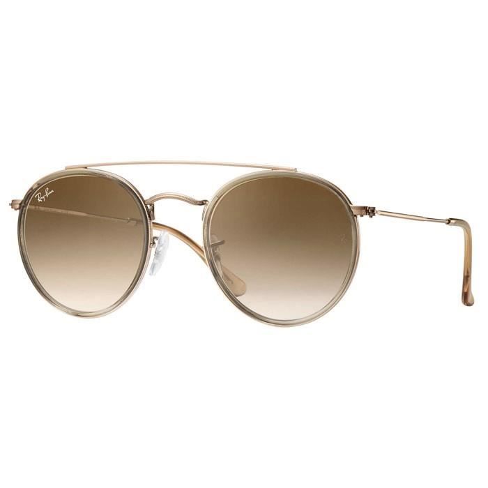 lunettes de soleil ray ban rb3647n round double bridge lunettes de soleil ray ban rb3647n round double bridge