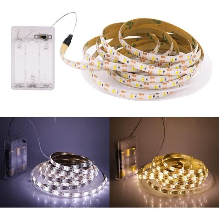 Bande Led 5 V, 60 Leds-M 2835 Lumière Blanche, Bande Led Adhésive De 3 ...