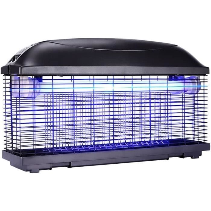 Lampe Anti-Moustiques Avec Lampe Uv, Panneau Solaire Et Lampe Anti