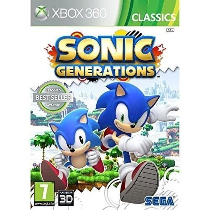 Sega Sonic Generations Classics Xbox 360