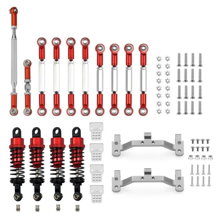 Kit D'amortisseurs 1/12 RC 80 Mm Doré – Pour MN G500/BRABUS, En Métal, Ressorts, Absorption De Choc, Pièces De Mise à Niveau Voiture RC