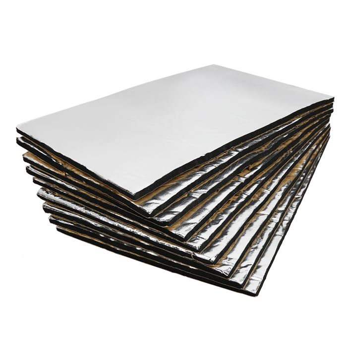 Isolant Phonique Et Thermique Voiture - 15 Feuilles Auto-adhésives 25x18cm - Réduction Bruit Et Vibrations