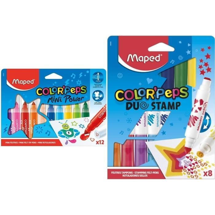 Feutres lavables pour fenêtre - Crayola - 8 couleurs - Mixte - A partir