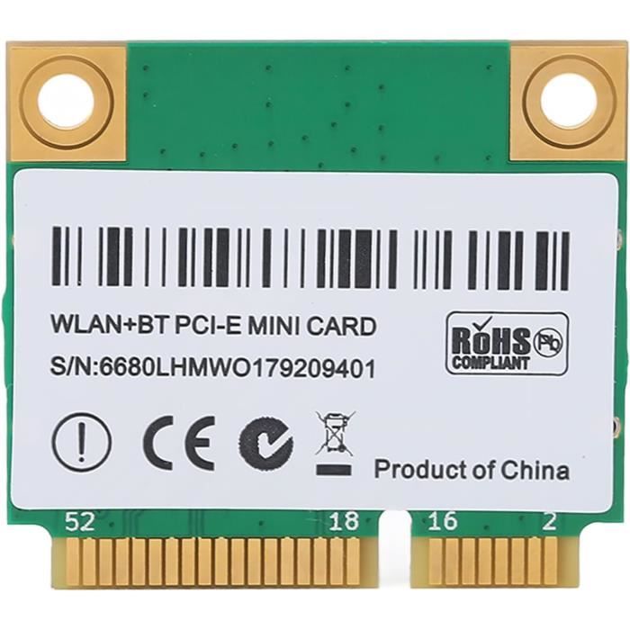 Carte WiFi 7 Mini PCIe Tri-Bande - 8774Mbps Bluetooth 5.4 Pour PC Windows/Linux