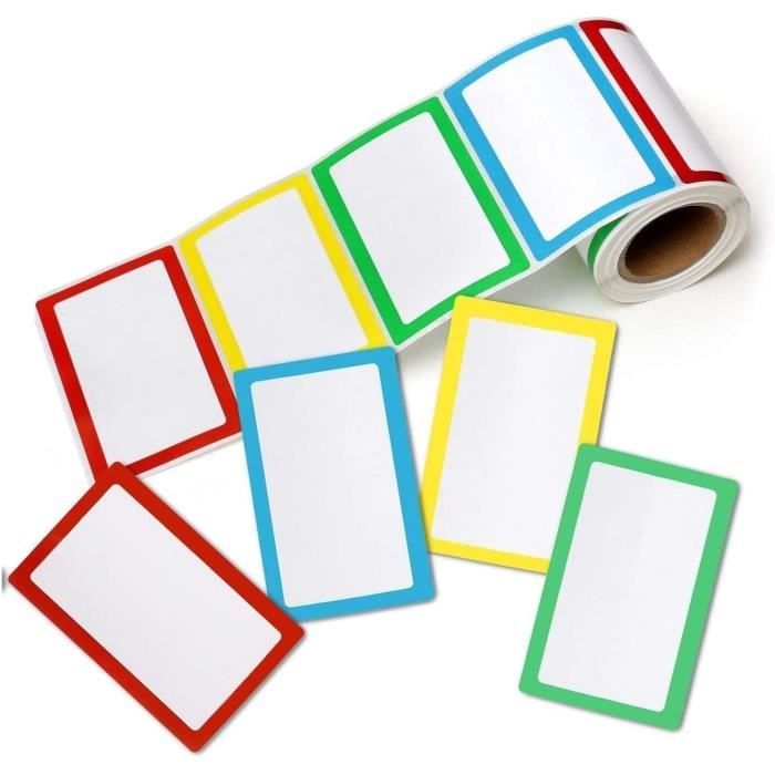 Lot De 1400 Étiquettes Autocollantes Colorées – 10 Mm, 10 Couleurs (Organisation)