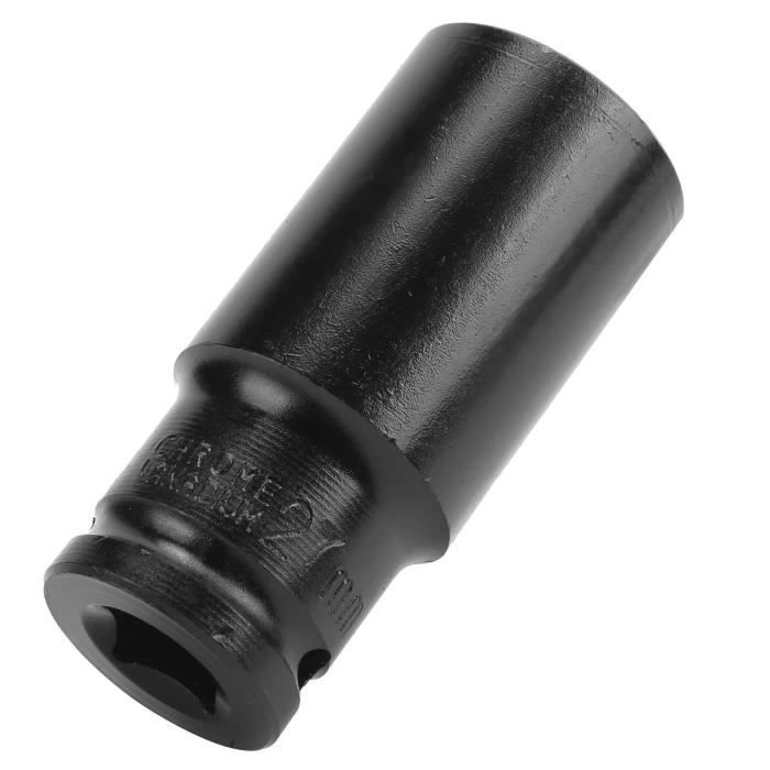 Douille à Choc Profonde 34 Mm 1/2" – Clé Hexagonale 6 Pans CR-V, Longueur 78 Mm