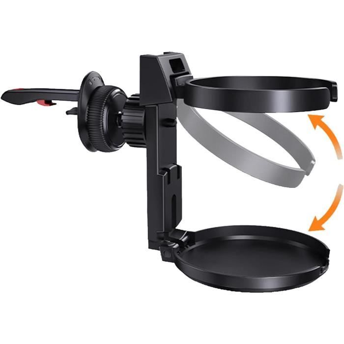 Porte-gobelet Pour Voiture - Clip Grille D'aération - Tient Bouteilles, Canettes, Cendriers - Universel
