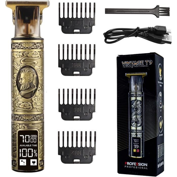 Tondeuse à Cheveux Professionnelle OHS T9 Pour Homme - Précision 0mm Barbe Et Coiffure