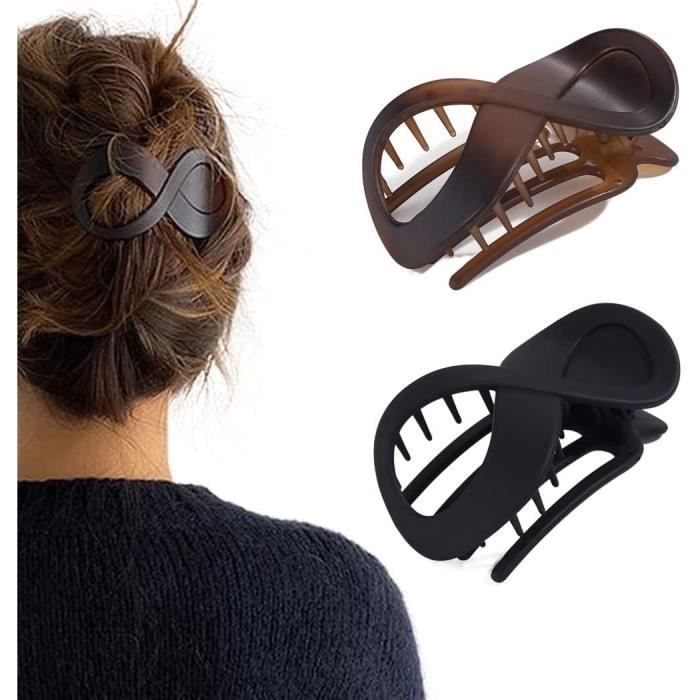 Lot De 4 Grandes Pinces à Cheveux Ressort - Fil Acier Galvanisé 1.0mm