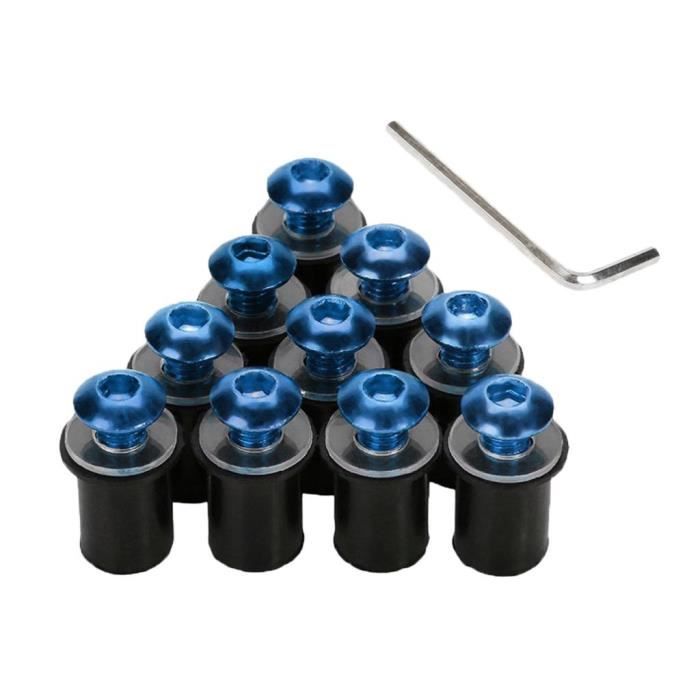 Kit D'assortiment De Vis INOX Pour Moto - Vis M5, Pour Pare-brise, Carénage, Divers Usages