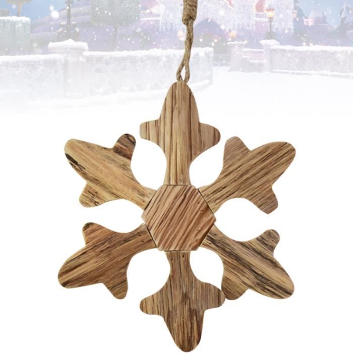 200 Flocons De Neige En Bois Pour Décorer Votre Sapin De Noël – DIY Et Déco Nature