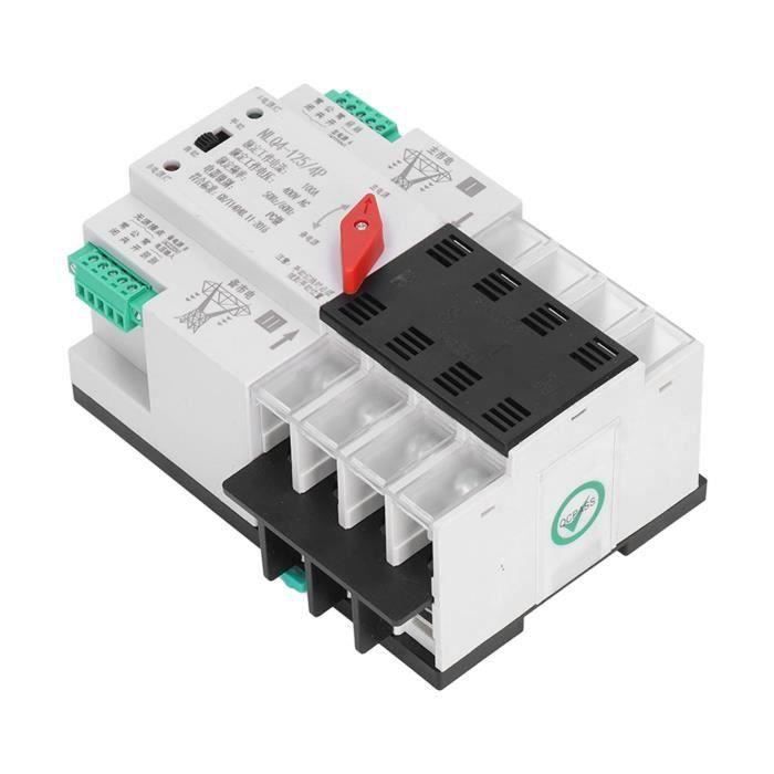 Inverseur De Source Monophasé 63a Pompe Relevage Jadeshay Commutateur De Transfert, Commutateur De Interrupteur Automatique Double Alimentation 100A 4P Secours