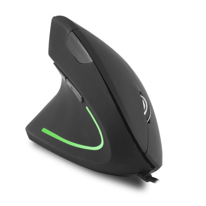 SOURIS,Mouse Without PadSouris de jeu verticale pour gaucher, filaire