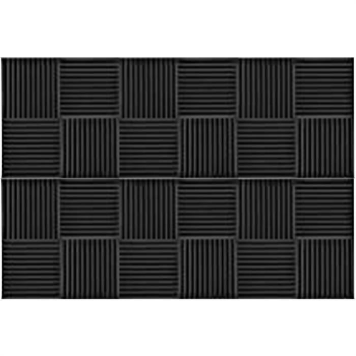 Lot De 12 Plaques Mousse Acoustique Pyramidale 30x30 Cm - Absorption Bruit Studio, Bureau, Home Cinéma