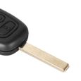 Coque Cle pour Peugeot 107 207 307 Citroen C1 C2 C3 - Plip clé télécommande 2 Boutons Lame sans Rainure Phonillico®-1
