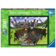 Puzzle 300 pièces XXL - Ravensburger - Minecraft - Fantastique - Vert - Enfant - Moins de 100 pièces-1