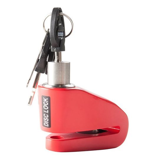 Antivol Bloque Disque Avec Alarme SRA Pour Moto - Alarme 100 DB, Acier Cémenté, 3 Clés - Certifié Assurance