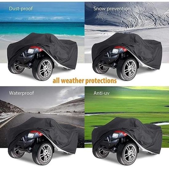 Housse De Protection Pour Vélo 210x100 Cm – Imperméable, Anti-UV Et Résistante Pour VTT, Route Et électrique