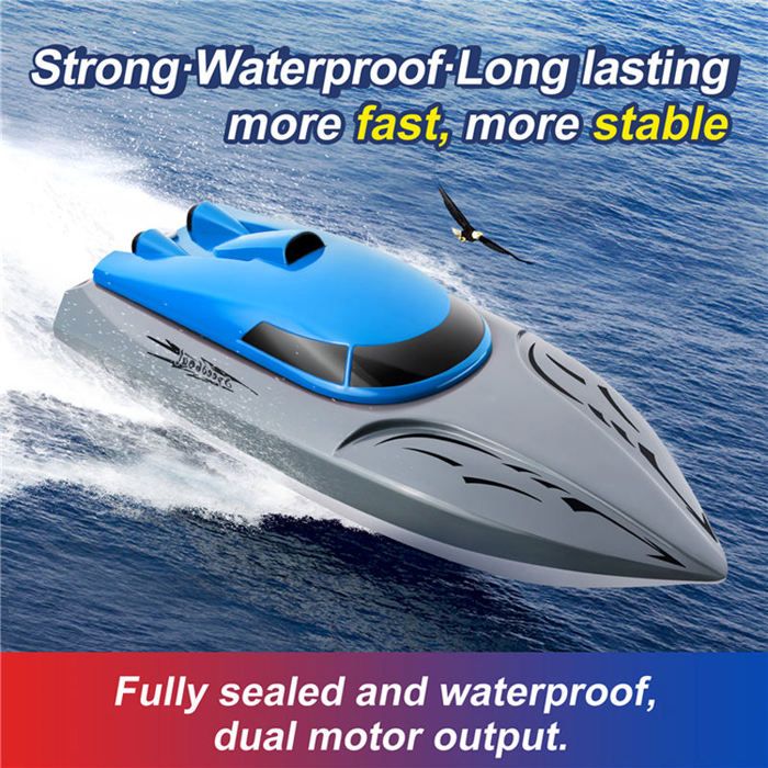 Bateau Jouet Avec Lumières Bateau De Vitesse Rc Pour Enfants - Bateau