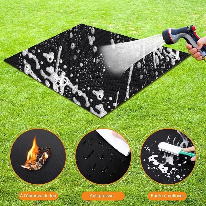 Tapis Barbecue Sol Exterieur, Tapis Réfractaire, Tapis