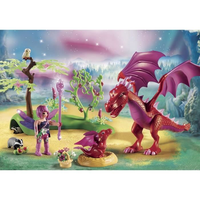 Playmobil Set Fées, Licornes, Pégases, Calèche, Dragon (Gebraucht) in Playmobil Set Fées, Licornes, Pégases, Calèche, Dragon (Gebraucht) in