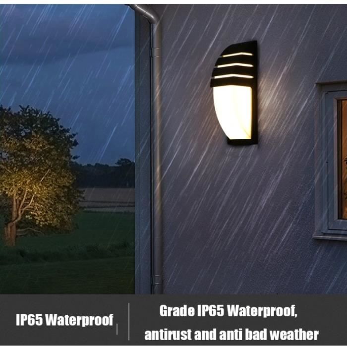 Éclairage extérieur étanche à LED applique Radar détecteur de mouvement led  lumière extérieure porche lumière cour - White - JB1335 - Cdiscount Maison