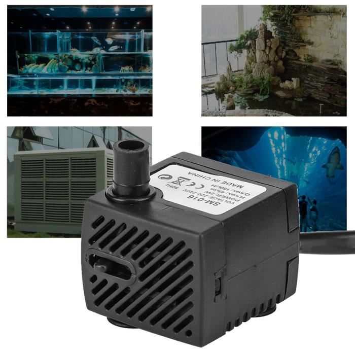 Mini-Pompe à eau submersible ultra-silencieuse fontaine à réservoir pour  aquarium (220V-240V)