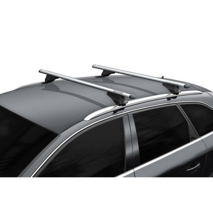 Barres de toit Profilées Aluminium Noir pour Citroen C4 Picasso 2 - 5  portes - de 2013 à 2018
