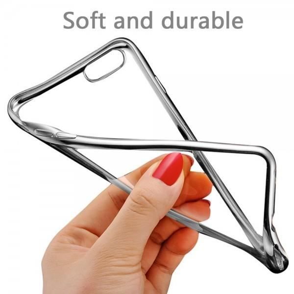 Coque Gel Souple Transparente NOVAGO Pour IPhone 8 Plus - Protection Légère Et Anti-chocs - Neuf