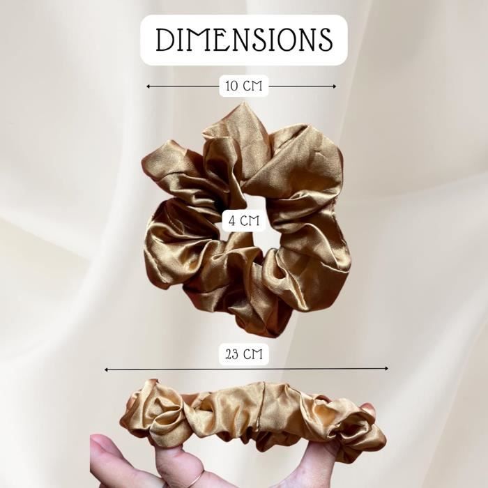 8 Chouchous Cheveux En Satin, Cheveux Ties Cordes Élastiques, Chouchou