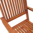 Set de 4 chaises de jardin pliantes "Sydney" en bois d'acacia certifié FSC® pour salon de jardin sydney accoudoirs extérieur-2