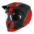 Casque moto cross simple ecran transformable avec mentonniere amovible MT Helmets Streetfighter Sv Twin C5 (Ece 22.06)-2