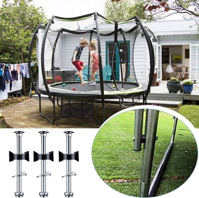 Kit De 12 Vis Pour Trampoline – Galvanisées, Avec écrous, Rondelles Et Capuchons, Montage Facile